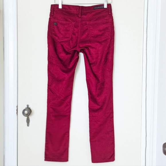 Rock and Republic Burgundy Berry red corduroy pants, size 4 - Picture 7 of 7